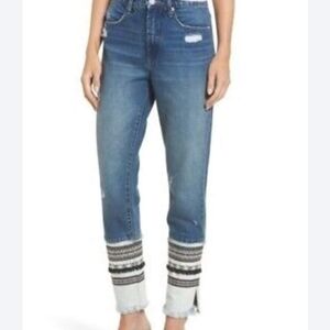 Blank NYC Jeans with Boho Cuff Detail